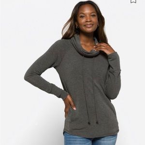 EUC Pink Clover cowl neck top